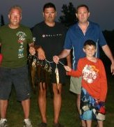 picture of Martin and the boys fishing